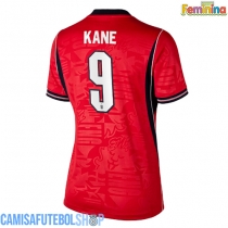 Camisa de time de futebol Inglaterra Harry Kane #9 Replicas 2º Equipamento Feminina Mundo 2026 Manga Curta